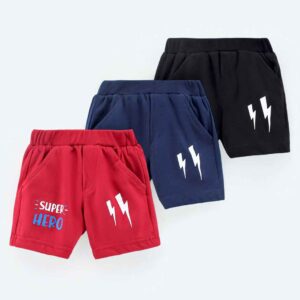 Cotton Shorts Set Printed Pack of 3