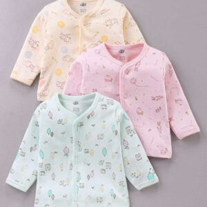 Full Sleeves Vests Bunny Print Pack of 3